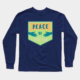 Peace Be With You Patch Long Sleeve T-Shirt